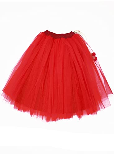 Image of A.T.U.N. (ALL THINGS UBER NICE) Girls Synthetic Readymade Lucknow Mosaic Embroidered Three Piece Tutu Lehenga Set | Ethnic Wear Clothing Set for Festival Occasions
