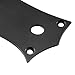 Musiclily Pro Steel 3-Hole Guitar Control Plate for Mustang Style Electric Guitar, Black
