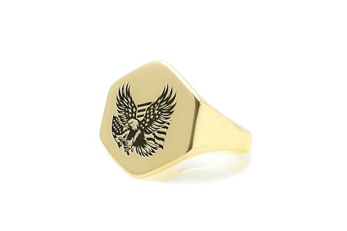 Bague hexagonale en or 14k adoptez un style affirmé du matin au soir