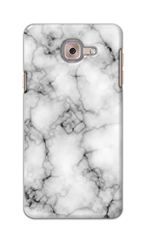 Image of Light White Marble Texture Natural Pattern Hard Back Case Cover for Samsung Galaxy J7 Max /Samsung On Max, SM-G615F / DS Back Cover -(J5) VNS2230