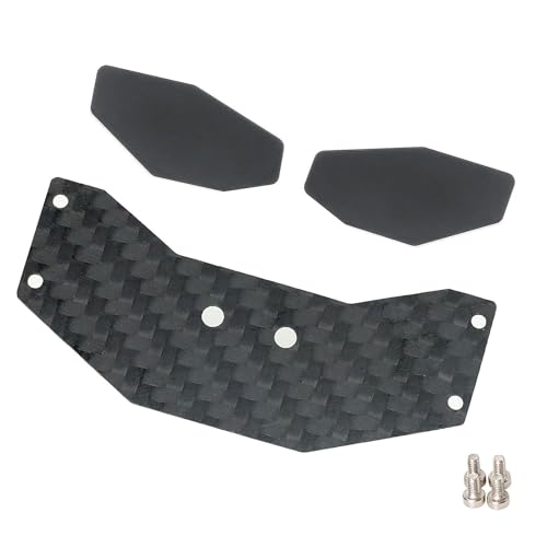 Menolana RC Rear Wing Spoiler Carbon Fiber 6.5x2.8cm Replacement for Micro-b 2WD Buggy 1: 24 Easily Install