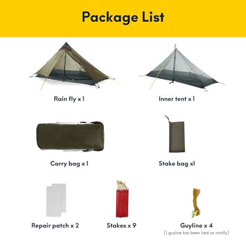 LANSHAN 1-Person Ultralight Tent