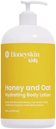 Kids Face Lotion and Body Lotion for Dry Skin - Gentle Baby Lotion and Body and Face Moisturizer for Toddler - Nourishing Body and Face Cream for Sensitive Skin with Calendula and Manuka Honey (16 oz)