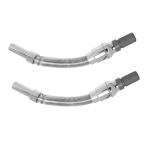 Angoily 2 Piezas Tubería de Agua del Lavabo sellador fontaneros sintió rociar Sello tuberia PVC Fregadero Hose Drenaje Tubo Alargado Tubo de Drenaje expandible de polivinilo Silver