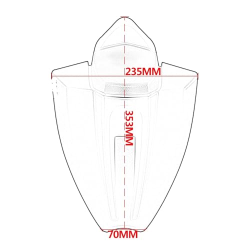 Asiento trasero pasajero RS457 cojín ergonómico para evitar dolores 3