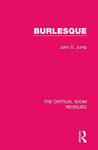 Burlesque (The Critical Idiom Reissued)