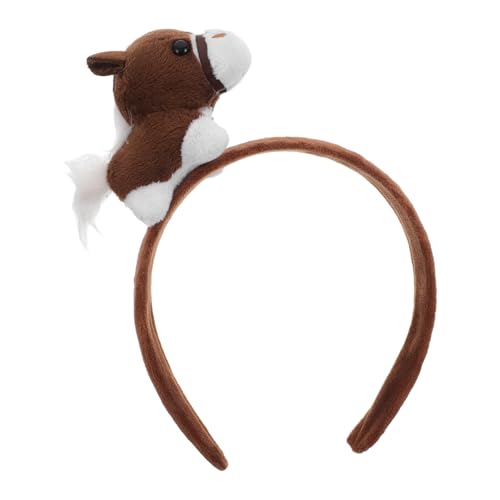 Accessoire cosplay cheval avec bandeau animal de dessin animé pour soirée zoo