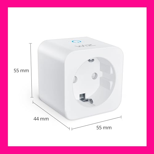 WiZ WLAN-Smart-Stecker, Typ F, 230V,50 Hz,einfache Einrichtung,Matter-zertifiziert,intelligente Steuerung, Sprachbefehle… – Ansicht 6