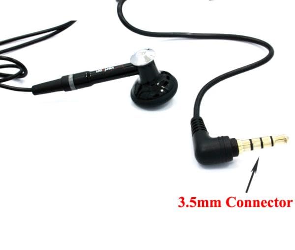 Auricular mono manos libres con micrófono y cable 3.5mm miniatura 4