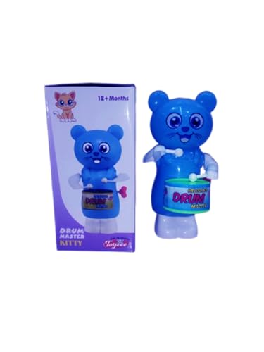 Image of Negi Kitty Melodious Drum Master for Kids Kitty Key Operated Toy for Kids | Knock | Visual Training | Fine Motor Skills | Auditory Training | Music Rotation for Kids..