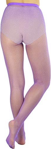 ToBeInStyle Women's Spandex Seamless Glittery Fishnet Pantyhose Tights Hosiery3