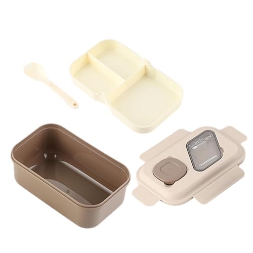 Auslaufsicherer, auslaufsicherer Lunchbehälter für Kinder | geteilter, mehrschichtiger Lunchbehälter 1600 ml, mikrowellengeeignet, spülmaschinenfest und konge