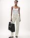 PVC Tote Bag for Women Kraft Paper Large Tote Bag Fashion Paper Bag Trendy Letter Print Tote Bag Top Handle