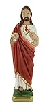 Hergestellt in Italien. Ferrari & Arrighetti Figur Sacro Herz Jesus Benedicente Mano - 30 cm
