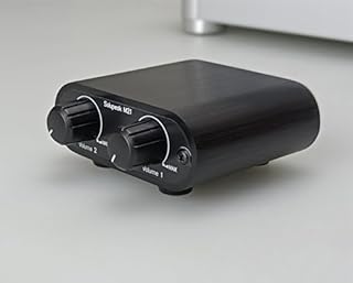 SOLUPEAK 2 Channel 3.5mm Stereo Mini headphone Audio Mixer Audio Mixing Console Powered Mixer M21