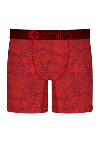Ethika Mens MID Boxer Brief | Cardinal