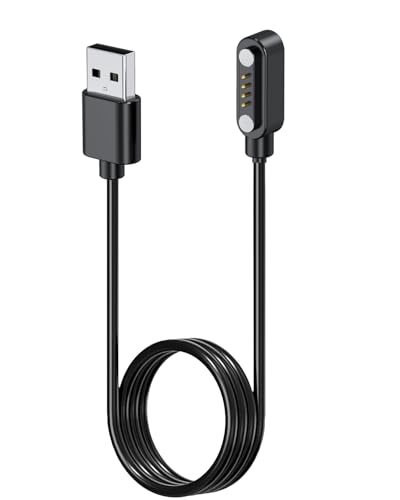 YANMONGI 充電ケーブル PLAUD Note対応 3.3フィート 4ピン 交換用磁気USB充電ケーブル PLAUD Noteボイスレコーダー用