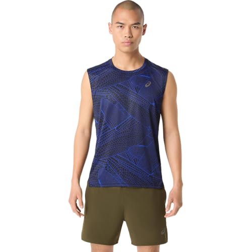 asics(アシックス) ランニング グラフィックスリーブレスシャツ