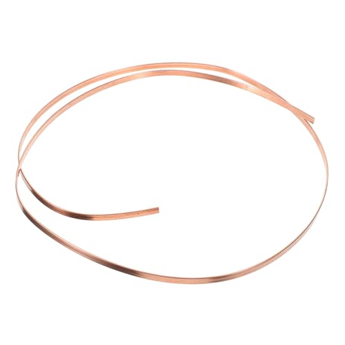 OSOLADY Copper Row Bus Bar DIY Copper Rod for Battery Connection Copper Strip DIY Copper Bus Bar Flat Copper Bus Rod Copper Flat Bar Flat Copper Bus Bar Flat Bar Copper Rose Gold