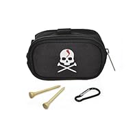 QIUPFGUT Golfball-Hüfttasche,Golfball-Aufbewahrungshalter, Gürteltasche,Mini-Gürteltasche,Golfball Aufbewahrungstasche,Golfball-Tragetasche,Golf Tee Bag, Golfball Tasche