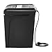 Amazon Basics 12-Sheet Cross Cut Junk Mail, CD, and Credit Card Shredder with Pullout Basket, Black