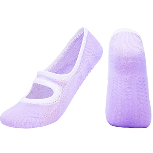 GRABAGECAN Women Socks Practical Full Toe Pilates Ballet Barre Socks Comfortable for Fitness Gym Outdoor Mat