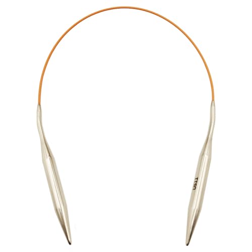 Image of OYEUYID Size 11 Circular Knitting Needles 16 Inch Metal Knitting Needle Set