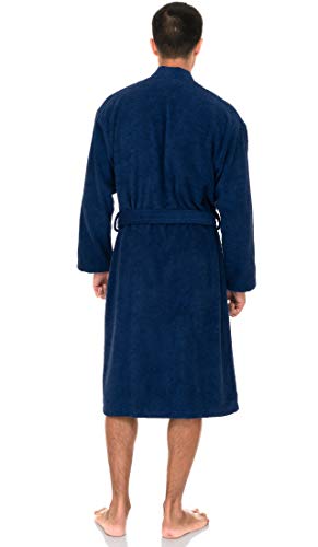Image of TowelSelections Mens Robe Cotton Terry Cloth Bathrobe Soft Towel Bath Robe for Men XS to 3X