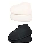 【Estiramiento fuerte y duradero】 La cubierta del zapato de silicona ultra elástica se estira libremente, fácil de usar y quitar, también se adapta a todo tipo de zapatos. Con diseño de engrosamiento de silicona, la cubierta del zapato es duradera, difícil de desgastar