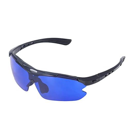 GLOGLOW Ball Finder Glasses, Polarized Sports Sunglasses, Blue Lenses, Easy Finding, Reducing Loss, Accessories