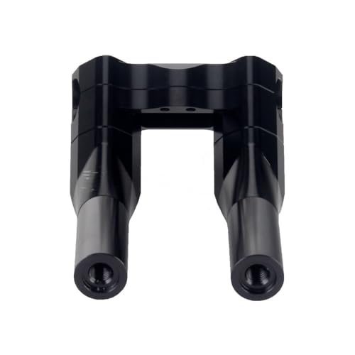 Risers de Guidon Moto 6 Pouces Challenger Rehausseur de Guidon 1 Pouce Noir