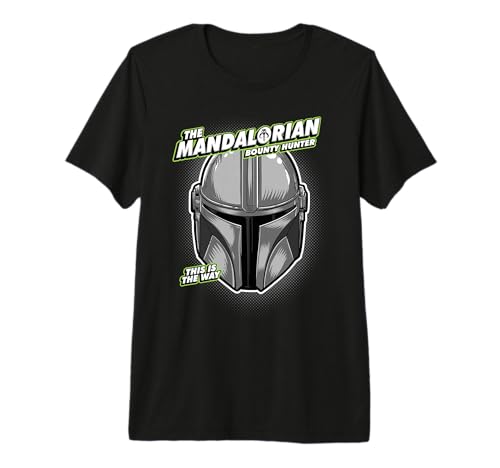 T-shirt Star Wars The Mandalorian Comic Bold Premium pour fan de pop culture