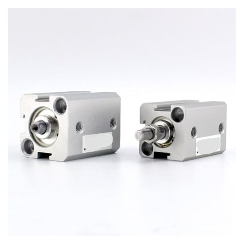 Cilindro fino SDA32X20 neumático industrial de aluminio con carrera corta de 20mm 4