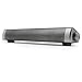 Soundbar, Bingxue soundbar Bluetooth per TV Altoparlanti per computer con cavo e connessione wireless, Soundbar supportano le modalità della scheda TF/AUX/BT/RCA(opzione colore) (Silver-2)