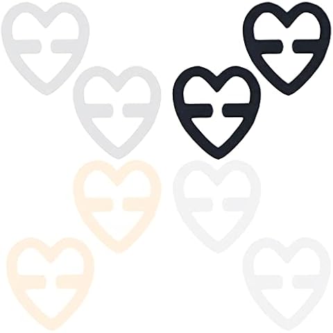Kjzeex Bra Strap Clips, 8 PCS Women Bra Clips for Racer Back, Anti-Slip Bra Straps Holder for Cleavage Control Hide Bra Straps Cover