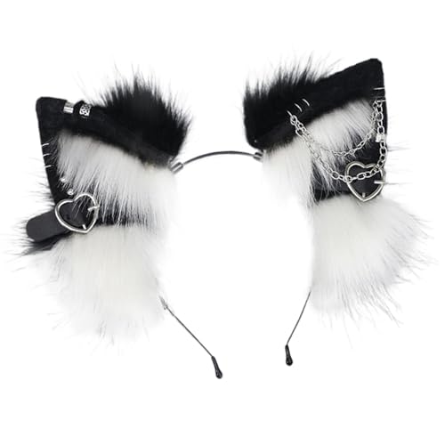 Bandeau chat pour lavage du visage et déguisement Halloween pour femme et fille