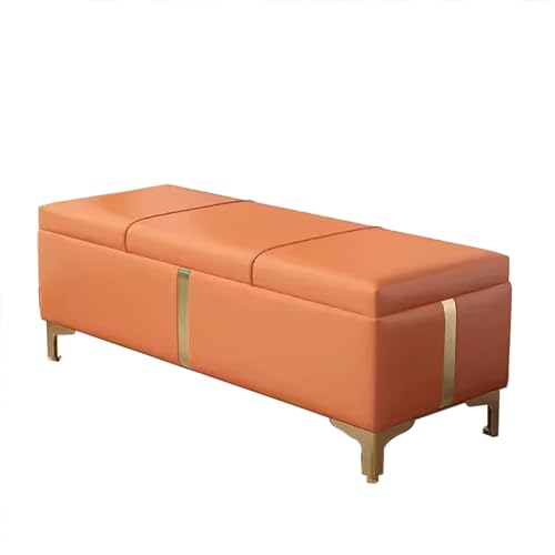 Banc de rangement en cuir PU pour sublimer votre entrée - 2