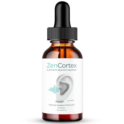 IDEAL PERFORMANCE Zencortex Tinnitus Relief for Ringing Ears Drops Zencortex Ring Clear Tinnitus Drops Tinnitus Treatment Supplement Ear Ringing Relief Tinnitus Zen Cortex Reviews (1 Pack)