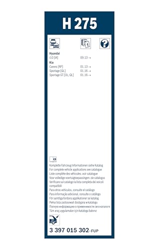 Image of BOSCH H275 OE Specialty Rear Wiper Blade - 11 inch (Single)