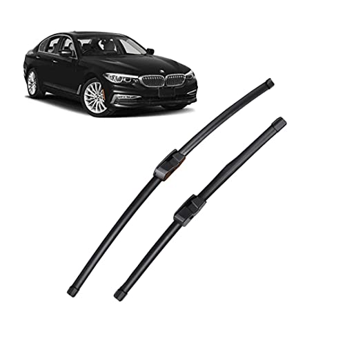 Image of Oshotto (O.E.M Type) Frameless Wiper Blades Compatible with BMW 5 Series (26 inch / 18 inch)