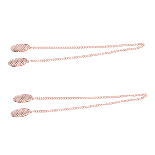 BELLIFFY Baby Napkin Holder Napkin Clip Rope 2pcs Zinc Alloy Bib Clips Utensil Holder for Party Napkin Fixing