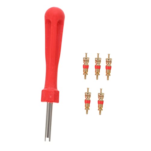 Ciieeo Core Remover Tool Kit with Replacement Cores for Cars Trucks Motorcycles Bicycles Durable High Pressure Up to Psi Essential Repair