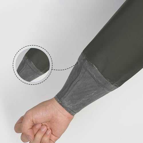 Yajuyi Capa de manga de cozinha mangas estendidas 55 cm/21 polegadas elástico resistente a rasgos ac