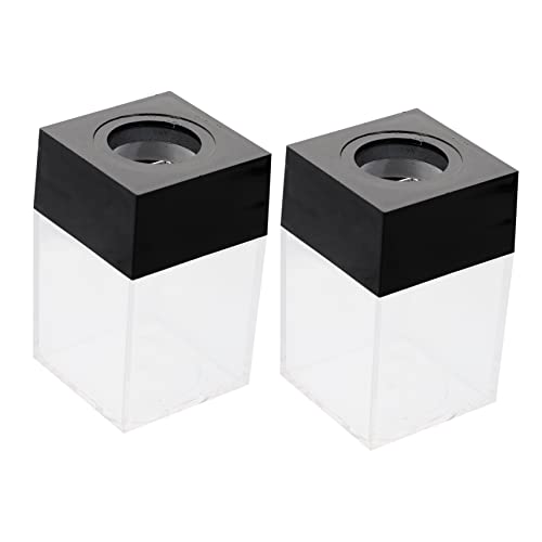 ARTIBETTER Stylish Mesh Paper Clip Dispensers Paperclip Container Essential Desk Organizers Binder Clip Boxes Paperclip Storage