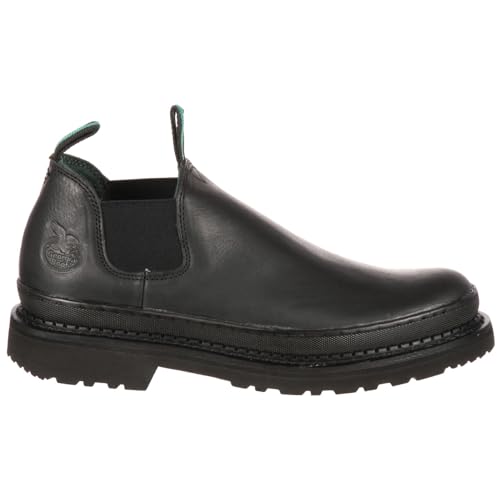 Image of Georgia Boot Mens Giant Romeo Oil Resistant Soft Toe Work/Duty - Black - Size 11 M_M