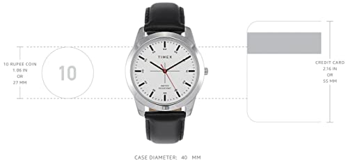 TIMEX Classics Analog Watch for Men, White - Image 4
