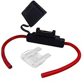 Gaoekoius 8 AWG Waterproof Heavy-Duty Maxi Inline Fuse Holder with 80A Maxi Fuse for Car Audio, Marine & Automotive