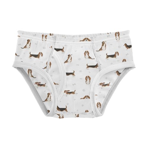 Boys' Exclusive Briefs Toddler Underwear 95% Combed Cotton Boxerbriefs 2T Beagle Pattern Dog 67