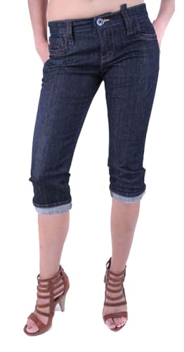 Miss Sixty Damen Jeans Hose Caprihose Red Socks (W30)