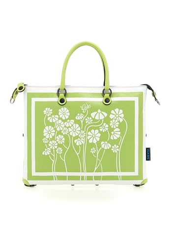 Gabs Sac Plat Art Decò imprimé fleurs fluo avec bandoulière amovible réglable
